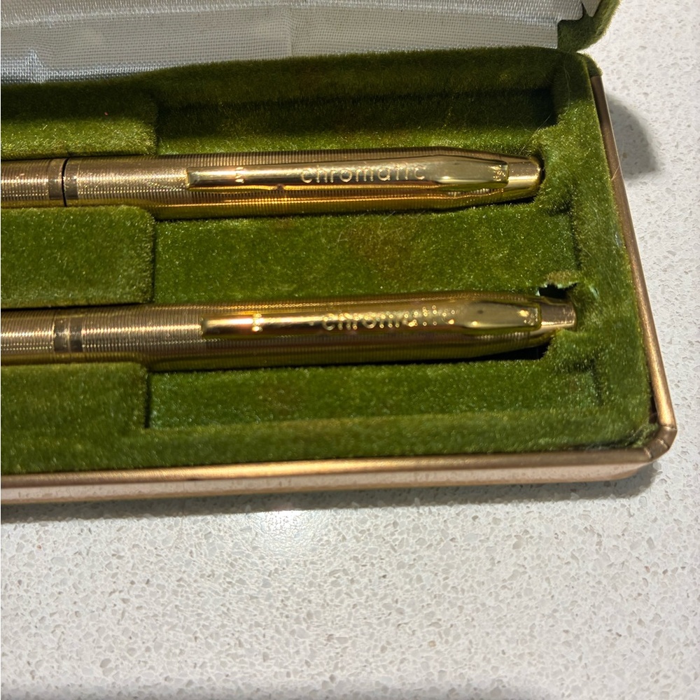 Set Gold platted Pen Set